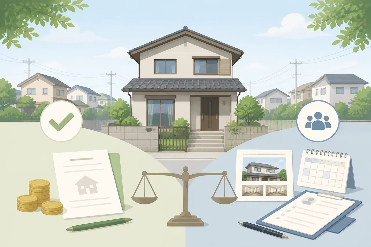 柏市の空き家売却は買取と仲介のどちらがよい？