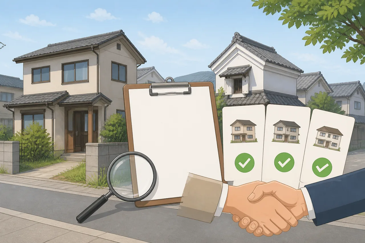 川越市の空き家買取で失敗しない業者選び