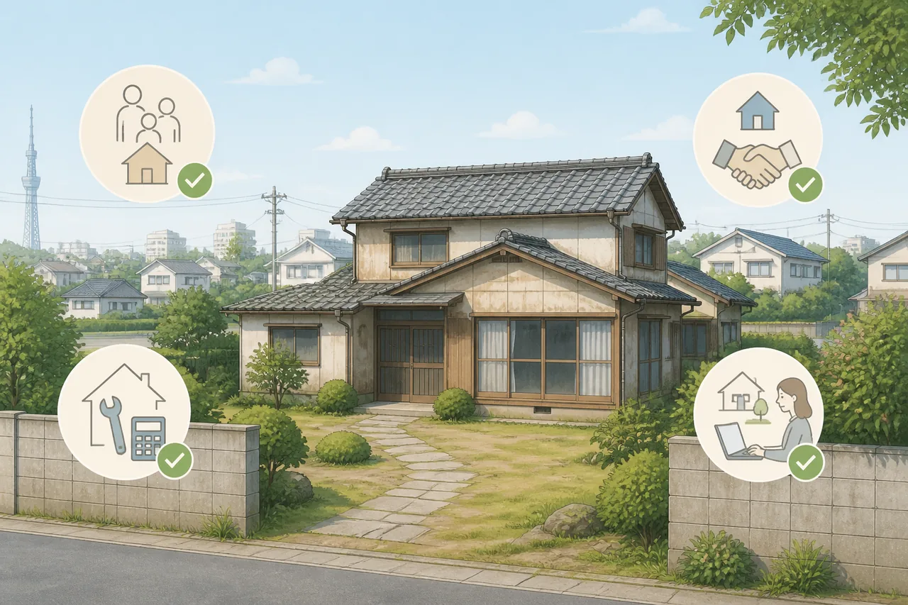 越谷市で空き家買取が向いているケース