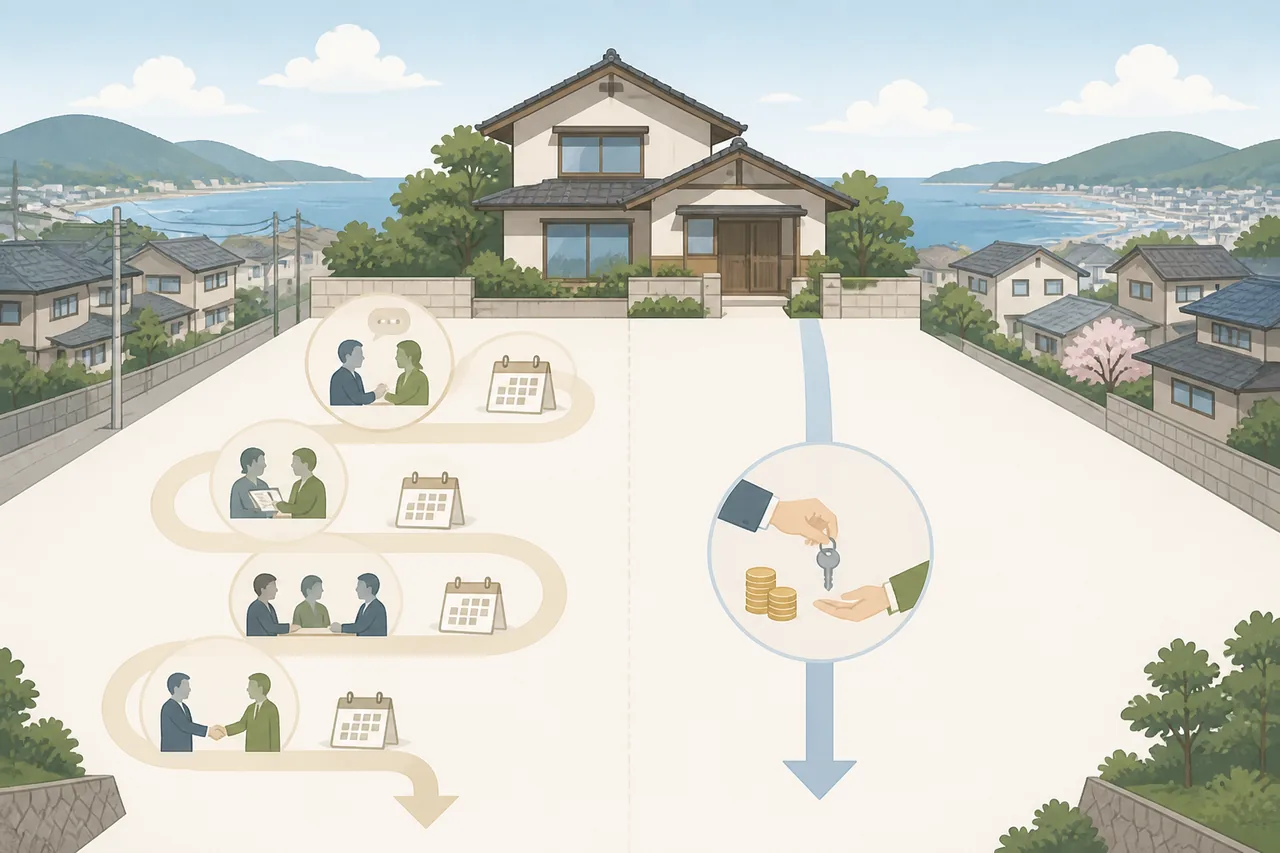 仲介売却と買取の違い｜宮城の空き家ではどちらが向く？