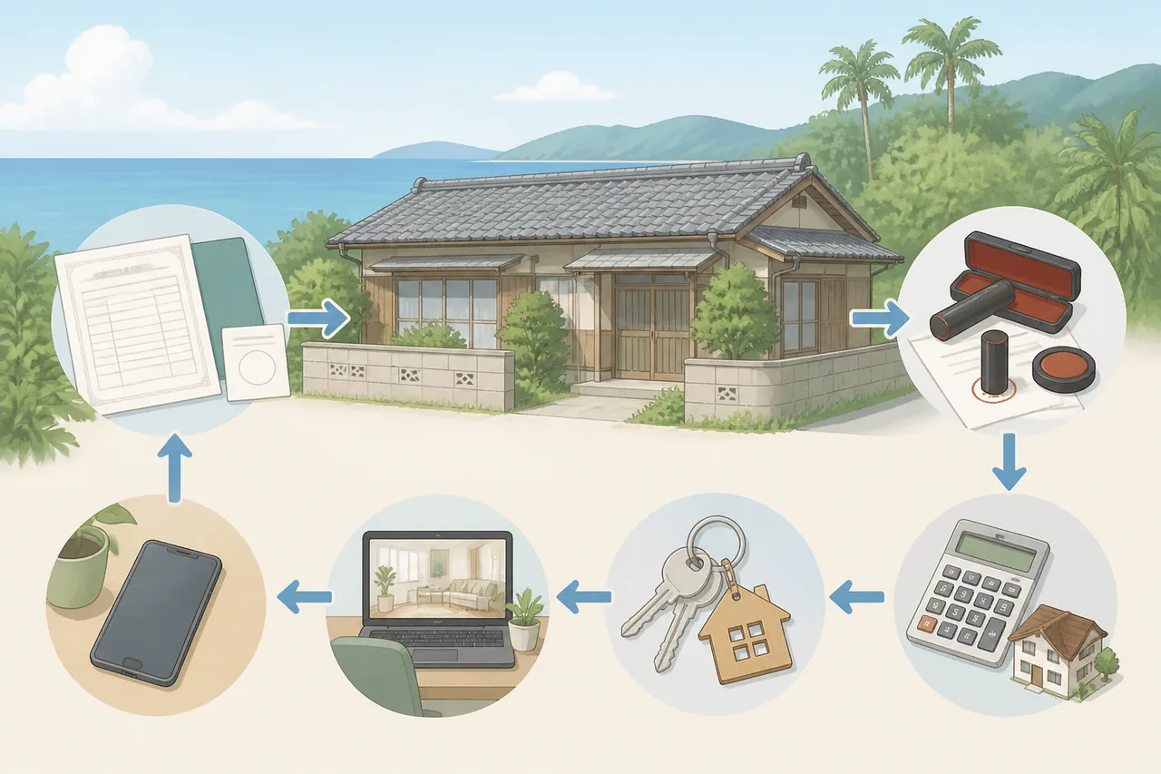 空き家買取の流れ｜宮崎の遠方相続でも進められる