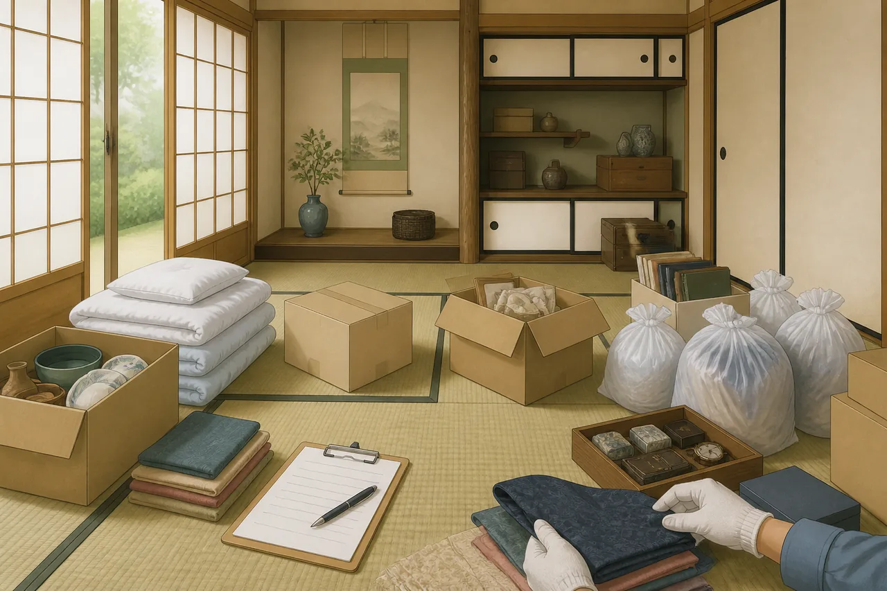 残置物・遺品整理はどう進める？