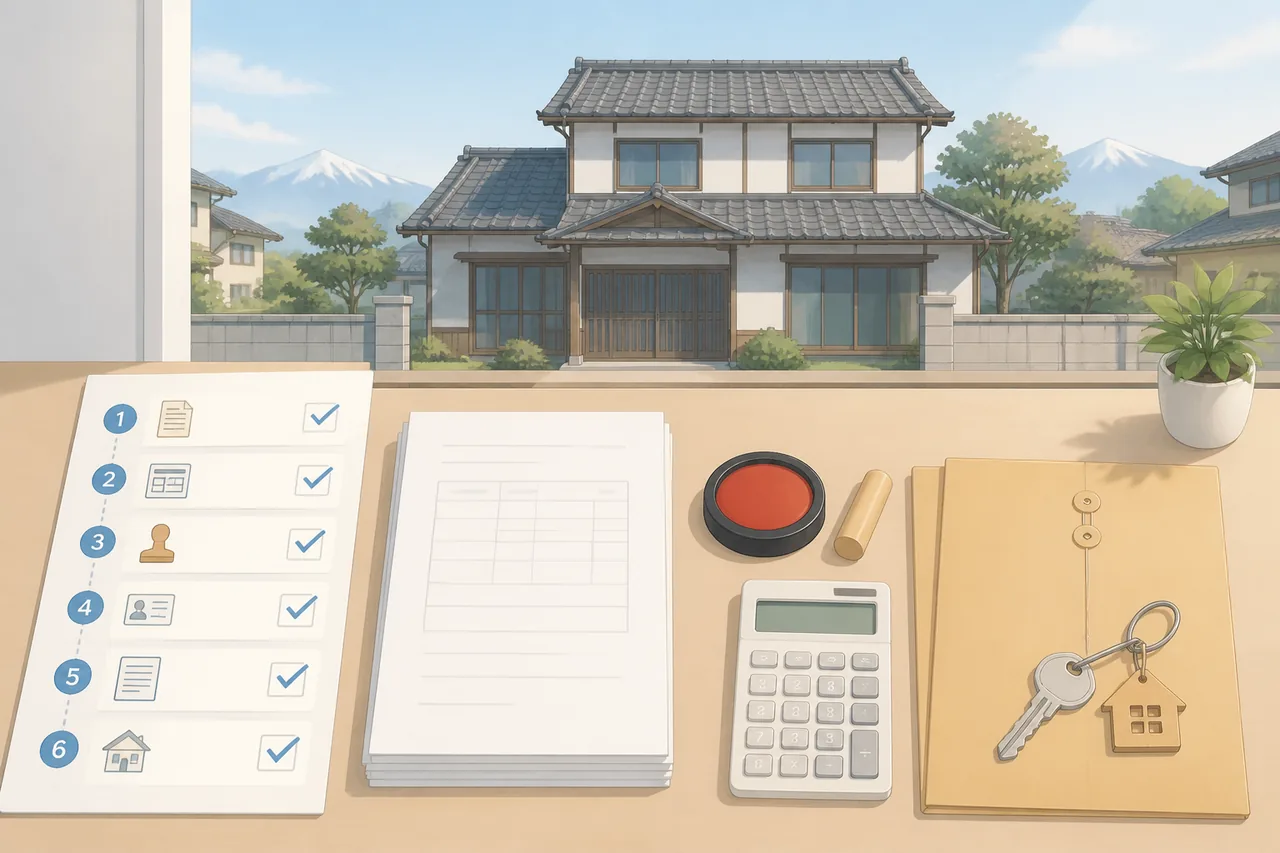 空き家を買取に出す流れと必要書類