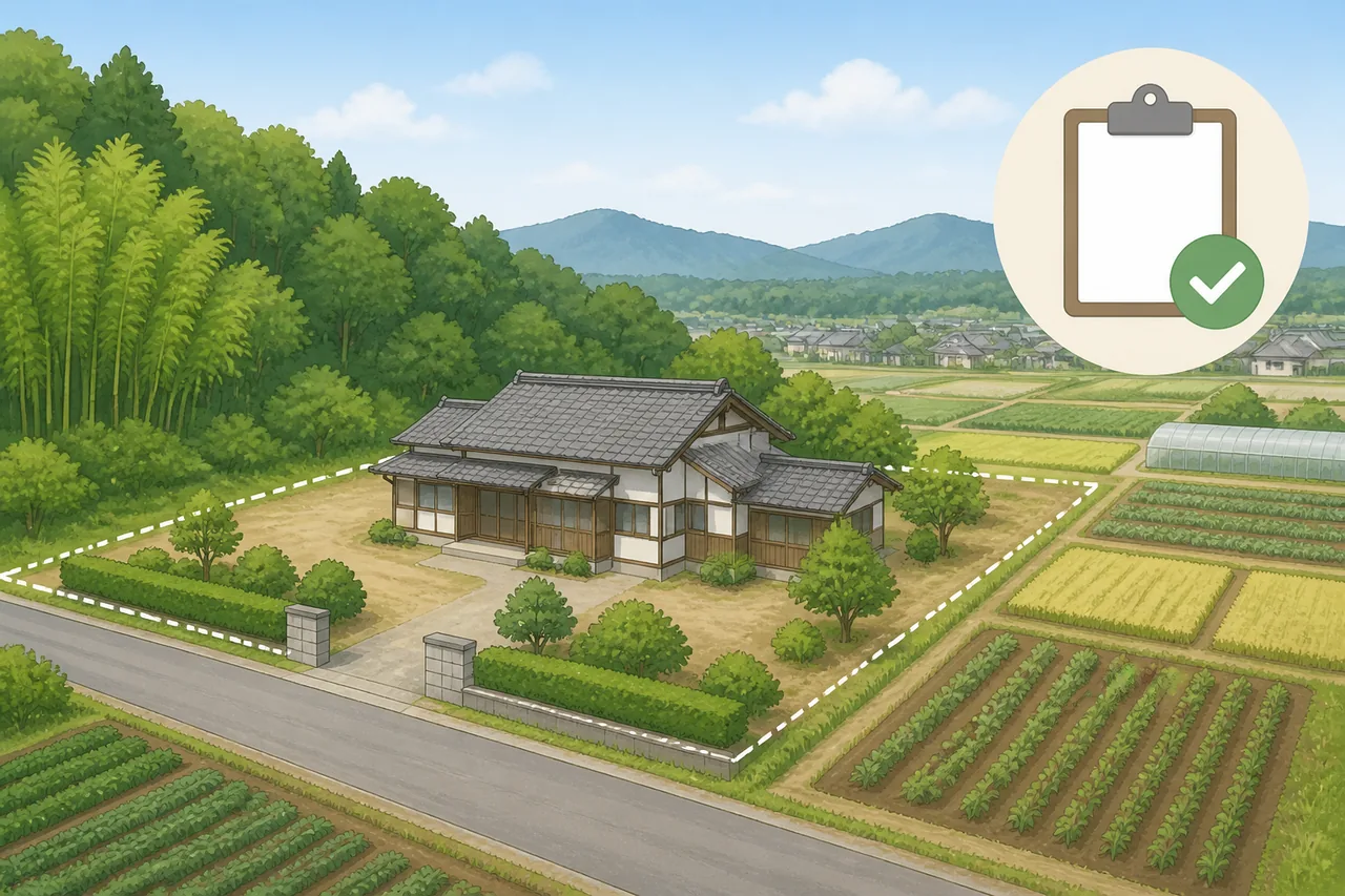 農地・山林付き空き家の買取可否