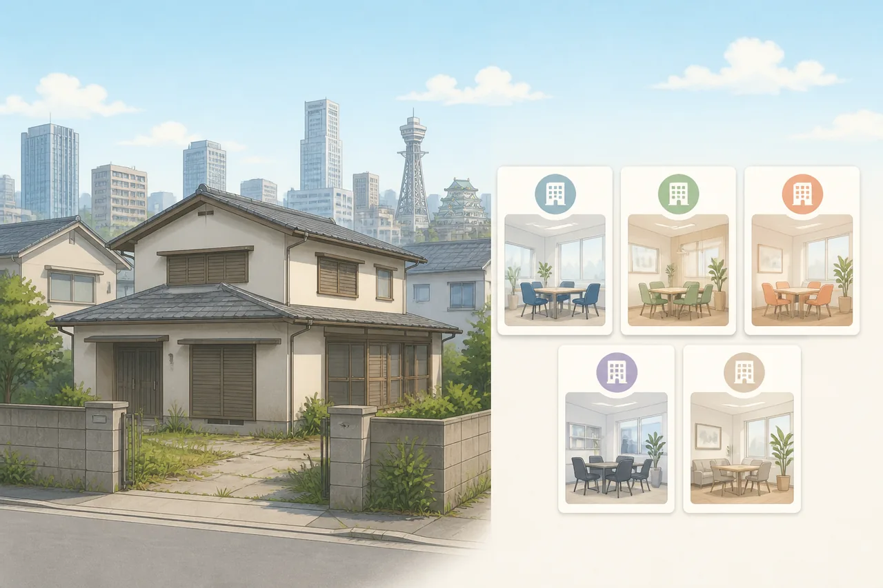 大阪の空き家買取おすすめ業者ランキング5選