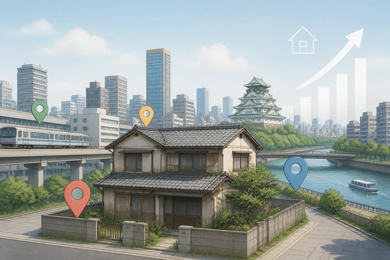 大阪市中央区の空き家は買取需要が高い理由