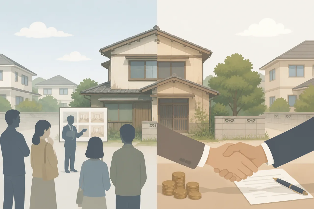 仲介と買取のどちらを選ぶべきか