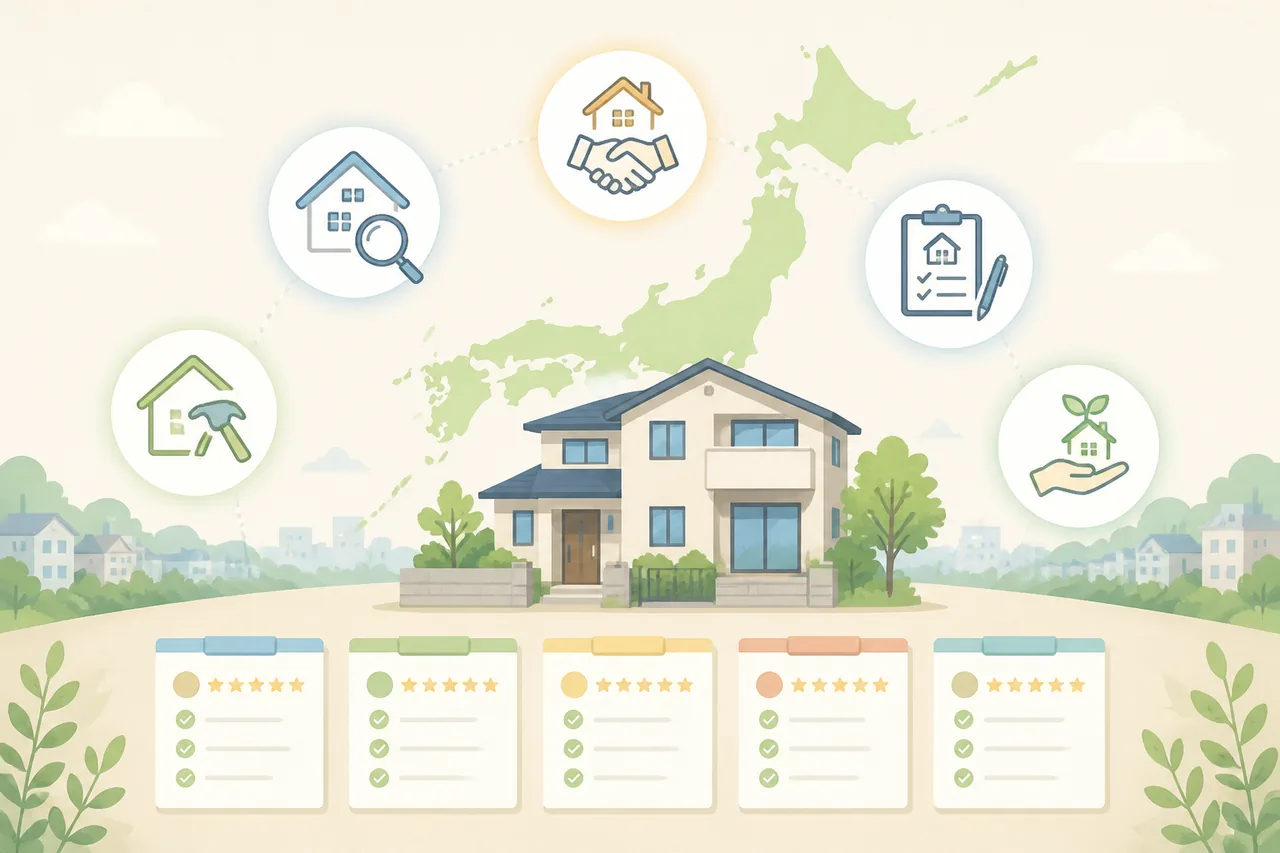 空き家買取おすすめ業者ランキング5選（全国対応）