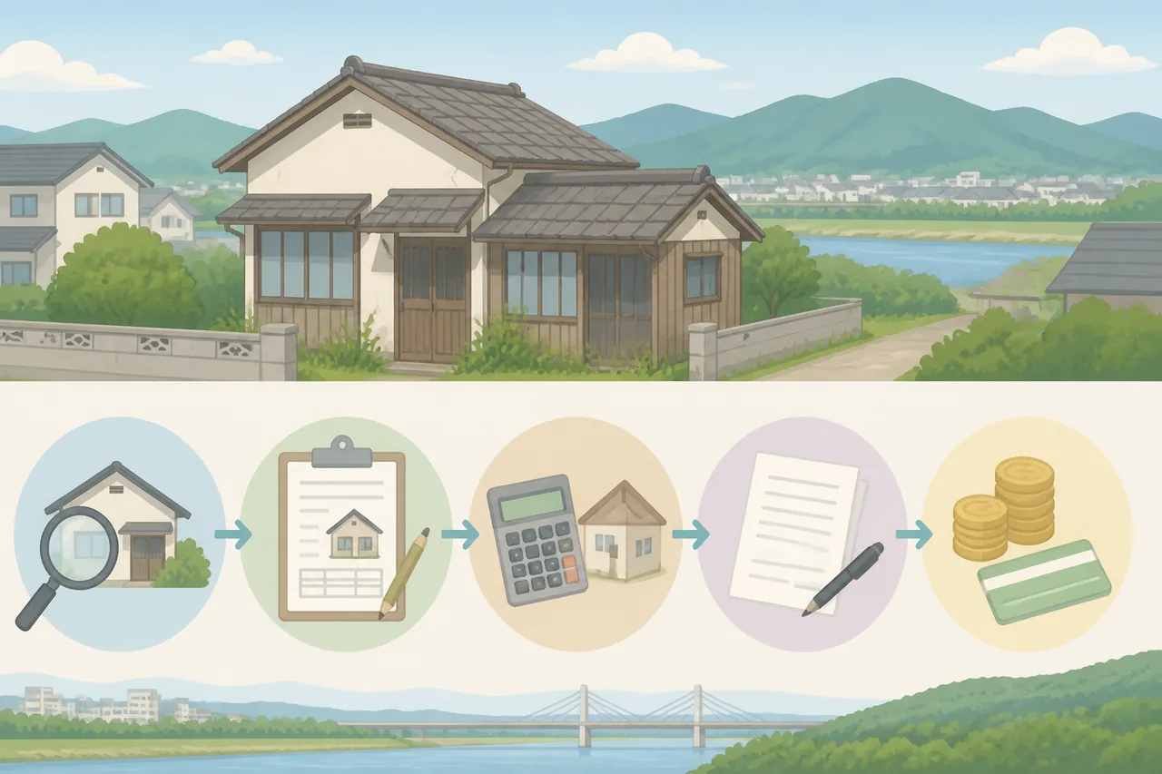 空き家買取の流れ｜査定から現金化まで