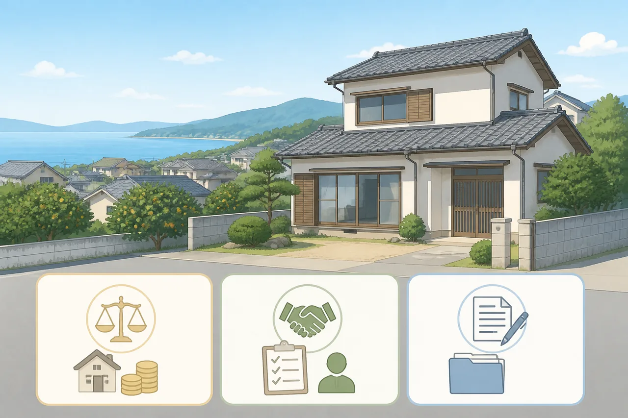 和歌山で空き家買取業者を選ぶ3つの基準