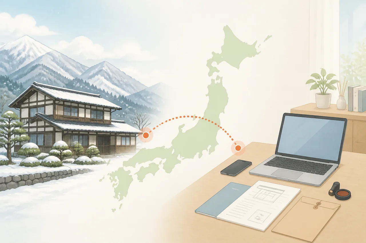 遠方から山形の空き家を売却する場合の進め方