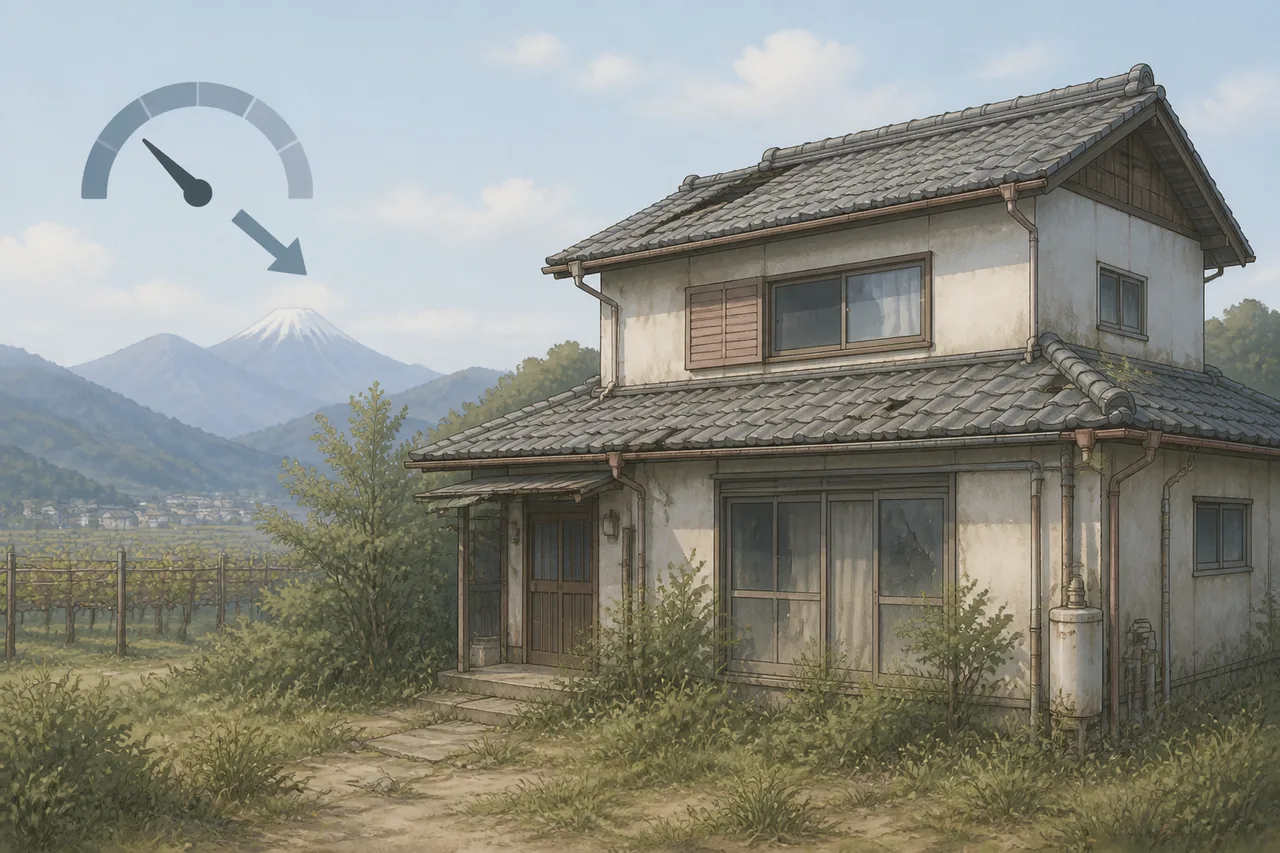 買取価格が下がりやすい空き家の特徴