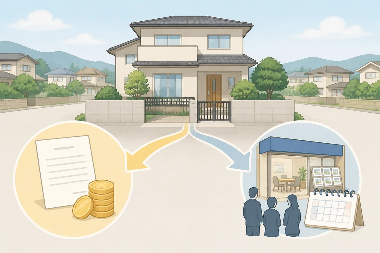空き家買取と仲介売却の違い