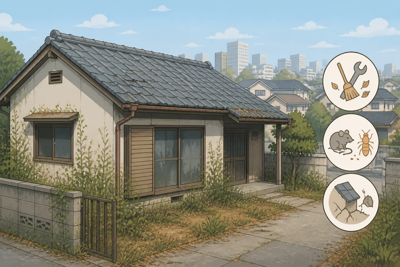 放置するとどうなる？空き家管理のリスク