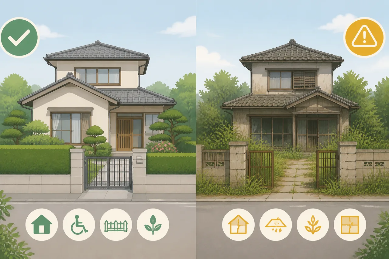 買取に向いている空き家・向いていない空き家