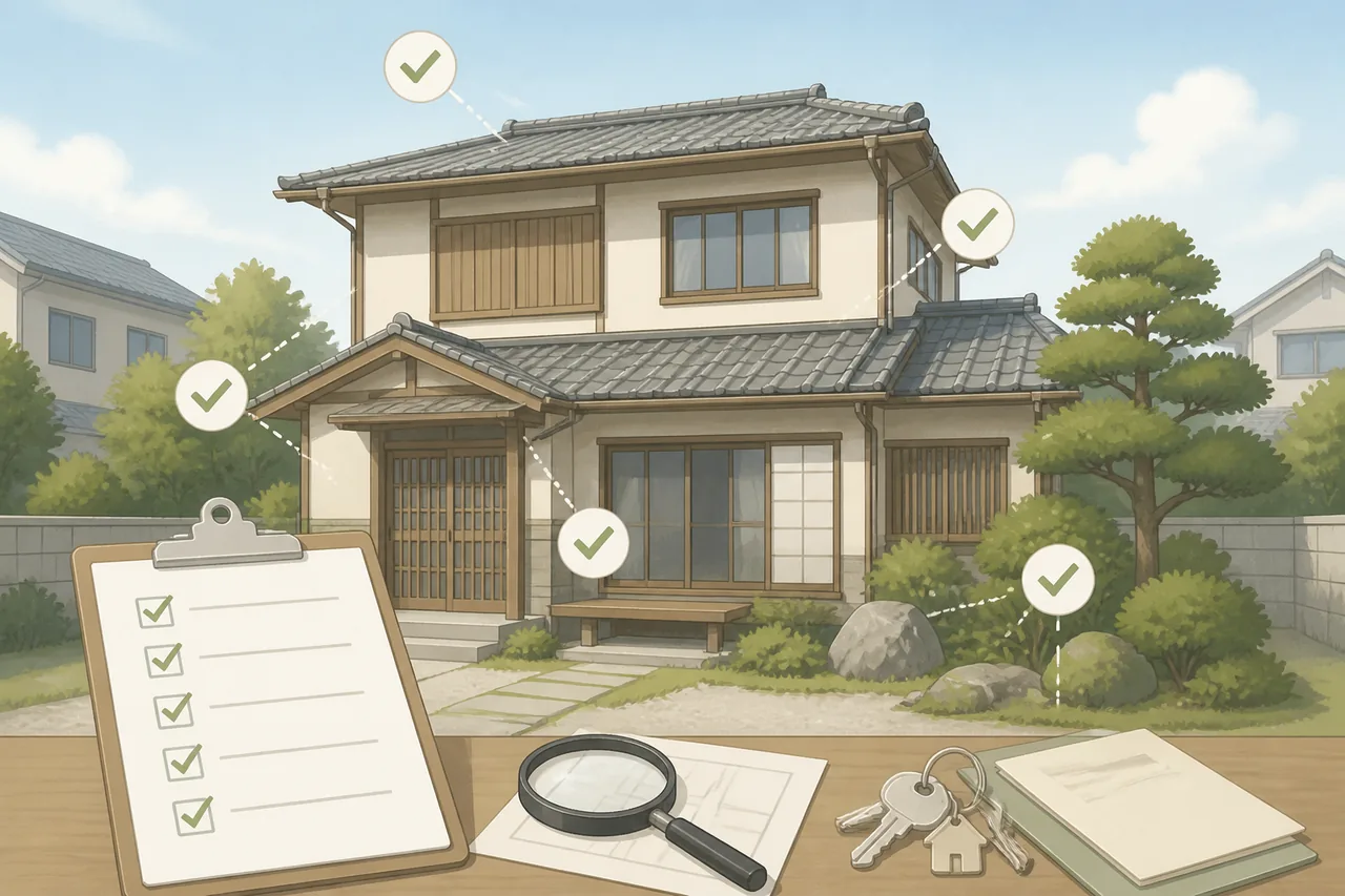 空き家を売るには、まず「売れる状態か」を確認する