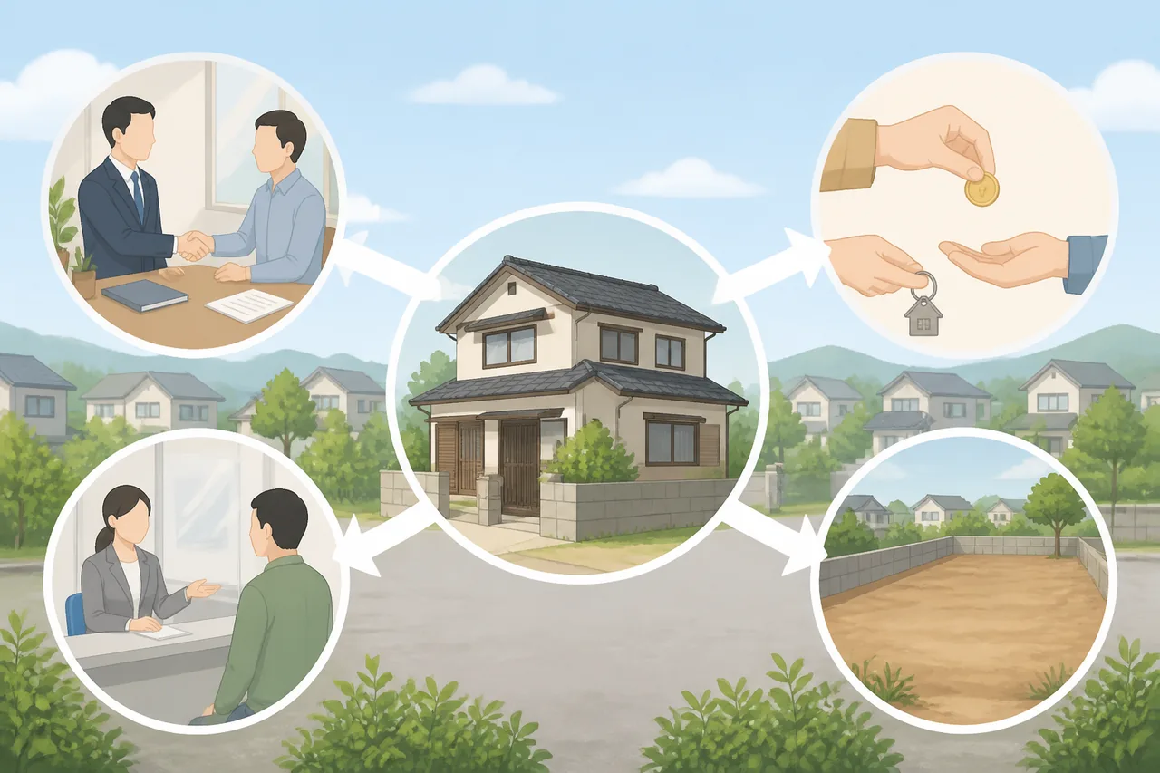 空き家を売る主な方法と向いているケース