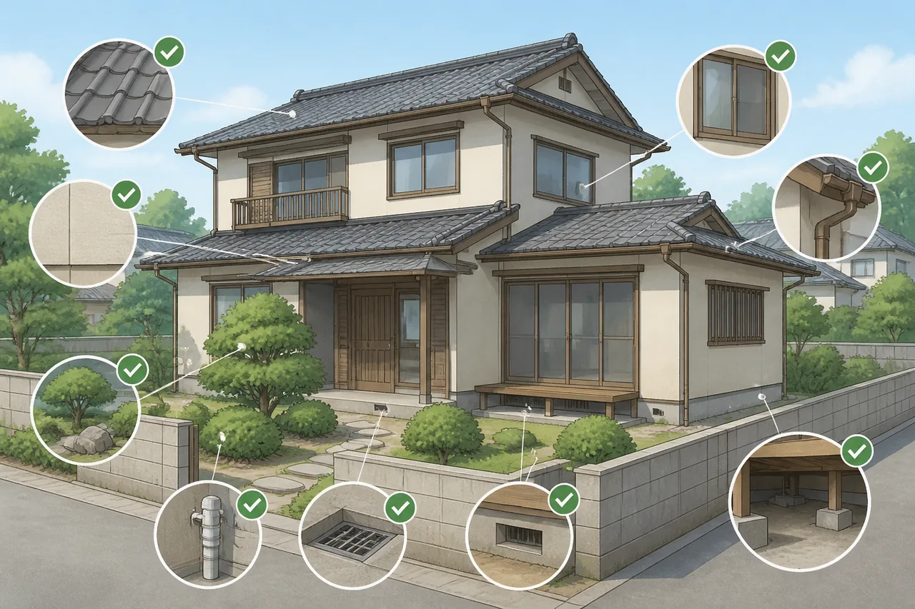 売却前に確認したい空き家の状態